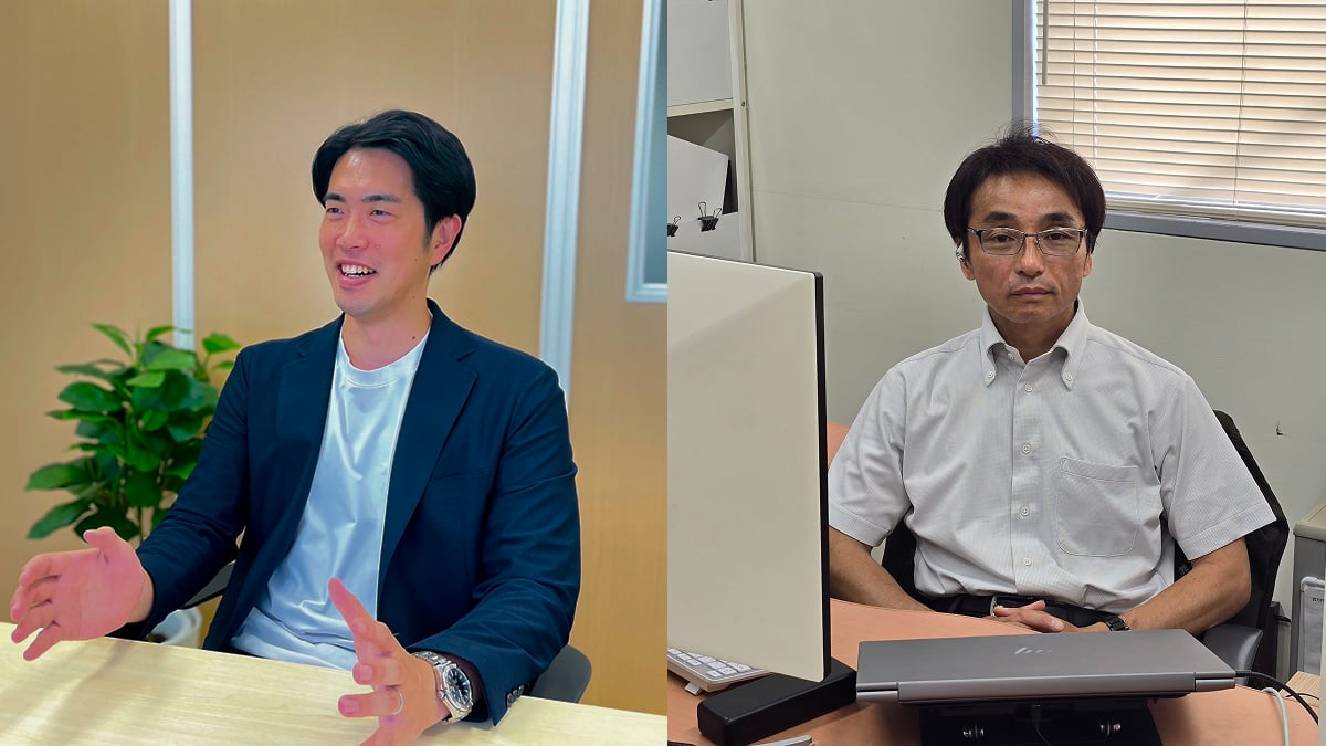 中越経営法律事務所 代表弁護士 中越 琢人 様と株式会社エムズ 代表取締役 荻野 光教 様