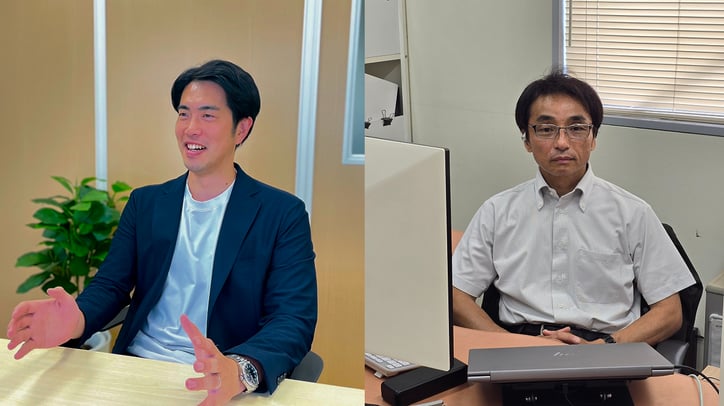 中越経営法律事務所 代表弁護士 中越 琢人 様と株式会社エムズ 代表取締役 荻野 光教 様